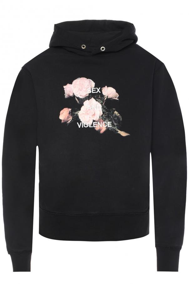 Black Floral motif sweatshirt MISBHV - Vitkac France